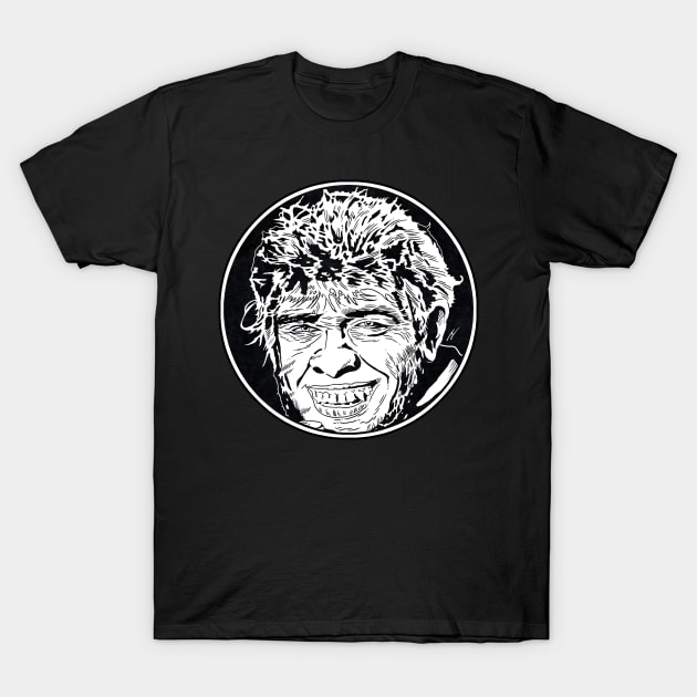 MR HYDE (Circle Black and White) T-Shirt by Famous Weirdos